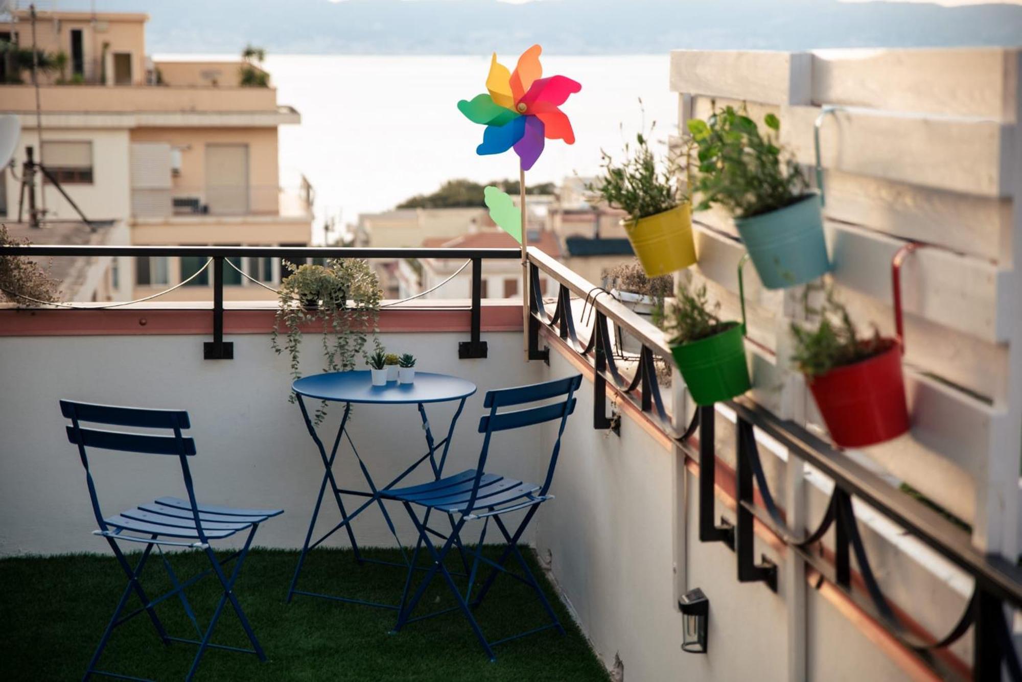 B&B Fuori Squadro - In Centro Con Terrazza Relax Vista Mare Reggio Calabria Exterior foto